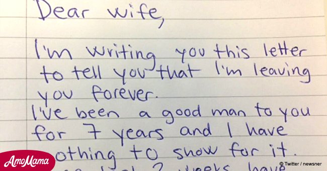 Man demands a divorce in a letter to his wife. Her reply makes him regret it so much