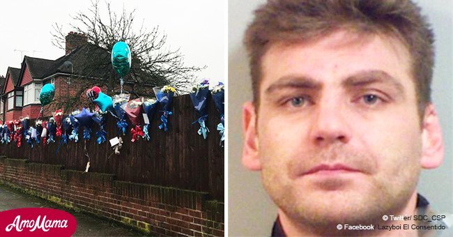 A shrine to a dead burglar was set up yards away from the home where he was stabbed
