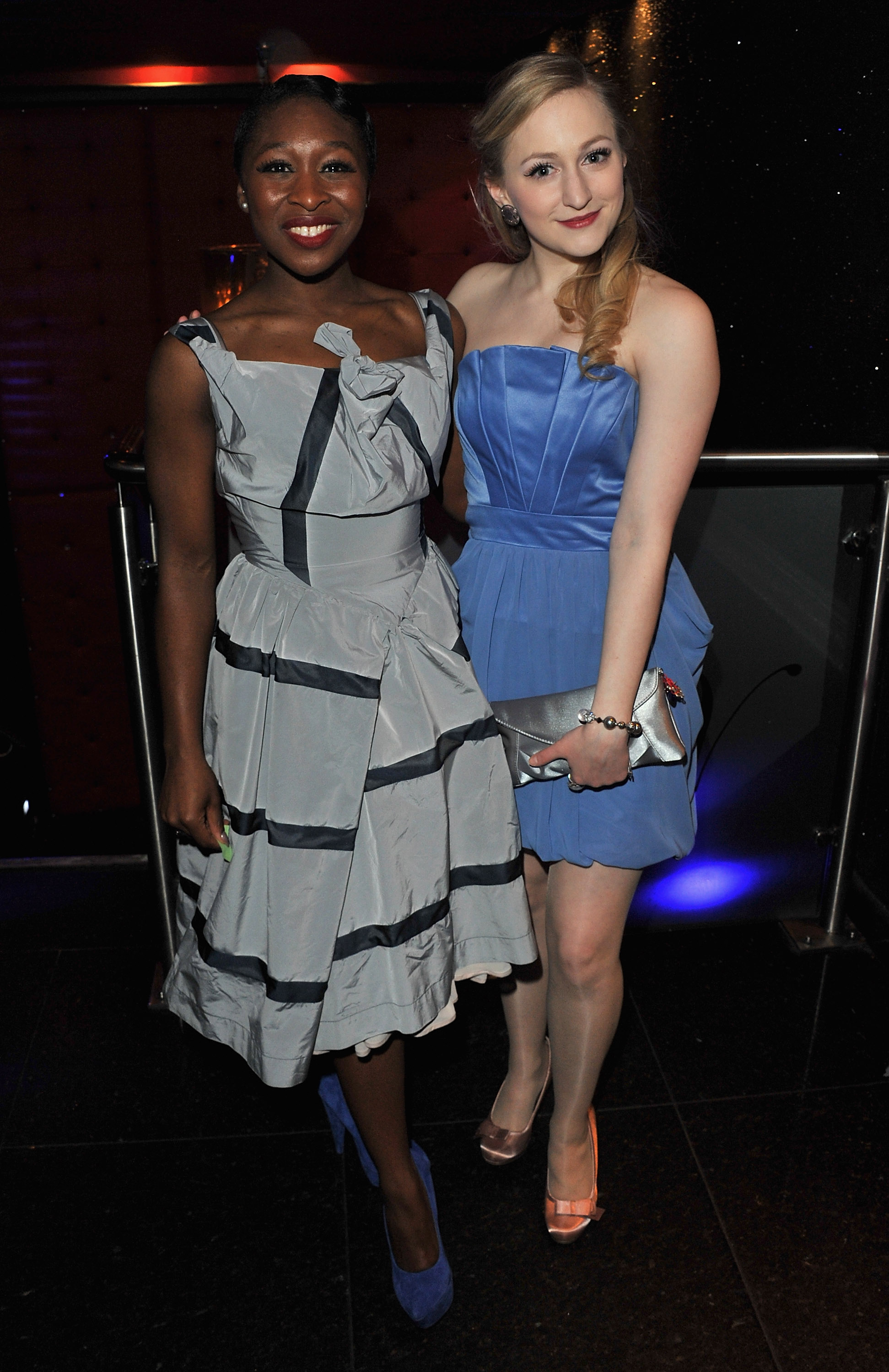 Cynthia Erivo and Carly Bawden attend "The Umbrellas of Cherbourg" Theatre Press Night after party on March 22, 2011, in London, England | Source: Getty Images