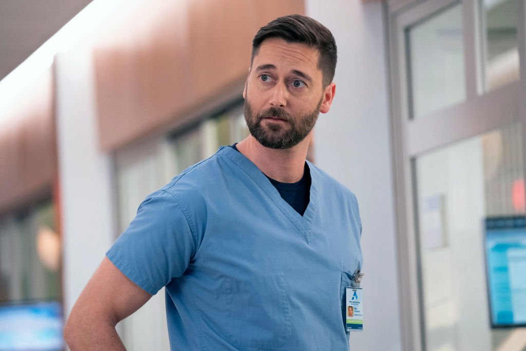 Actor Ryan Eggold as Dr. Max Goodwin on the set of the medical drama series, "New Amsterdam" Season 3 episode 308 │ Getty Images
