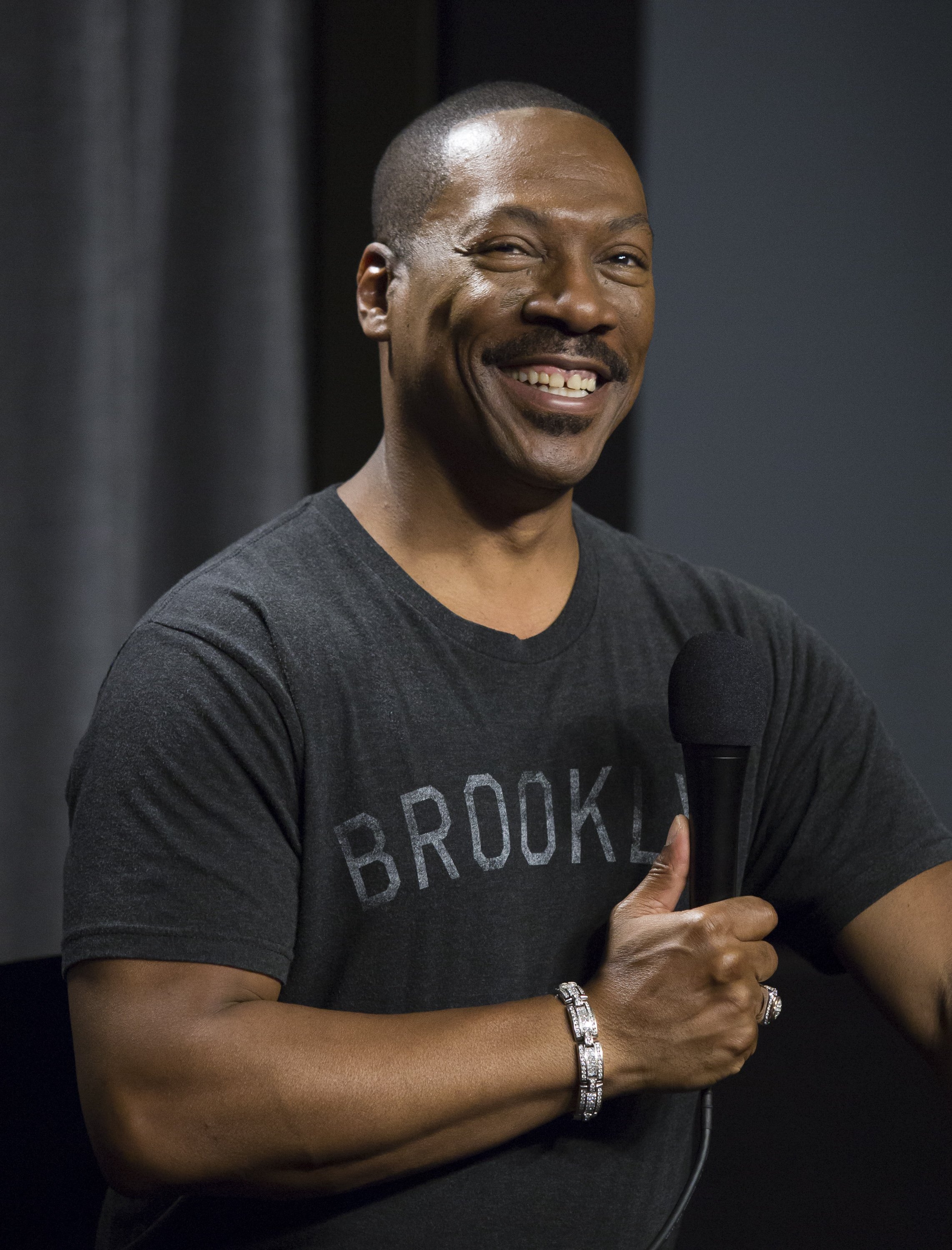 Eddie Murphy at SAG-AFTRA Foundation's Conversations with "Mr. Church" at SAG Foundation Actors Center on November 15, 2016 in Los Angeles, California | Photo: Getty Images