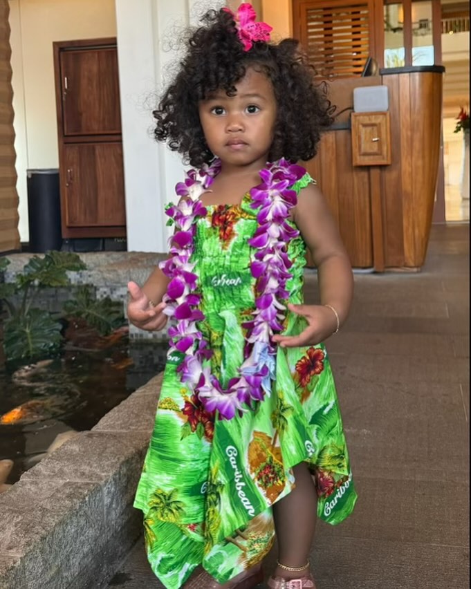 Love Combs pictured in a green dress, dated July 2024 | Source: Instagram/diddy
