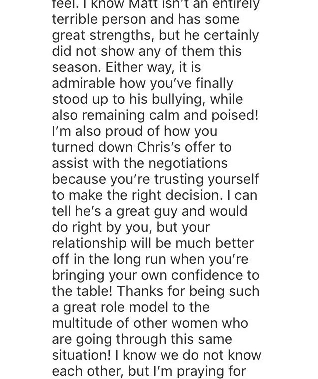 Third part of Sonya's comment | Source: Instagram/amyjroloff