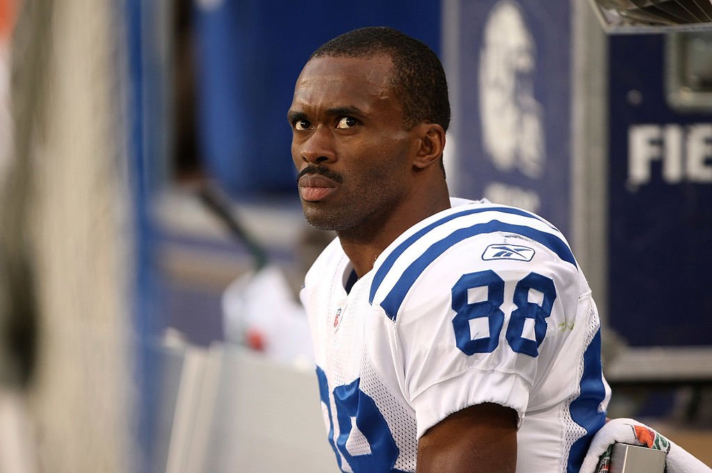  Marvin Harrison during a game against the Green Bay Packers on October 19, 2008 at Lambeau Field in Green Bay Wisconsin | Photo: GettyImages