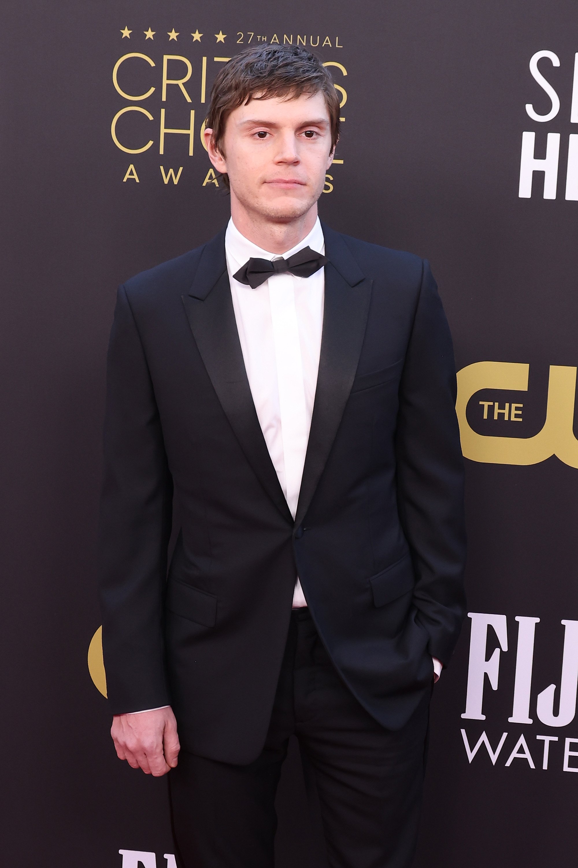 Evan Peters attends the 27th Annual Critics Choice Awards on March 13, 2022, in Los Angeles, California. | Source: Getty Images