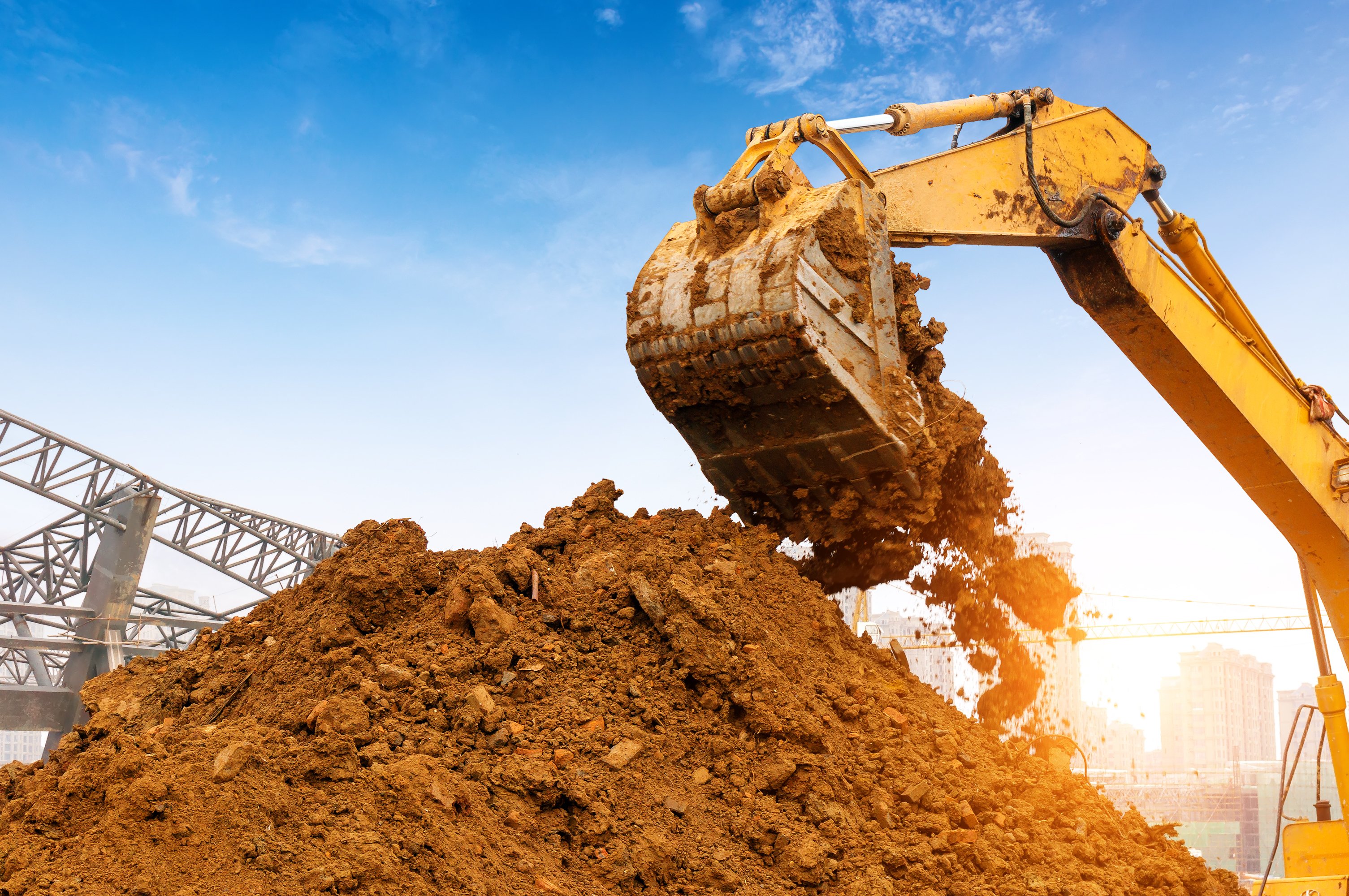Excavadora industrial. | Foto: Shutterstock
