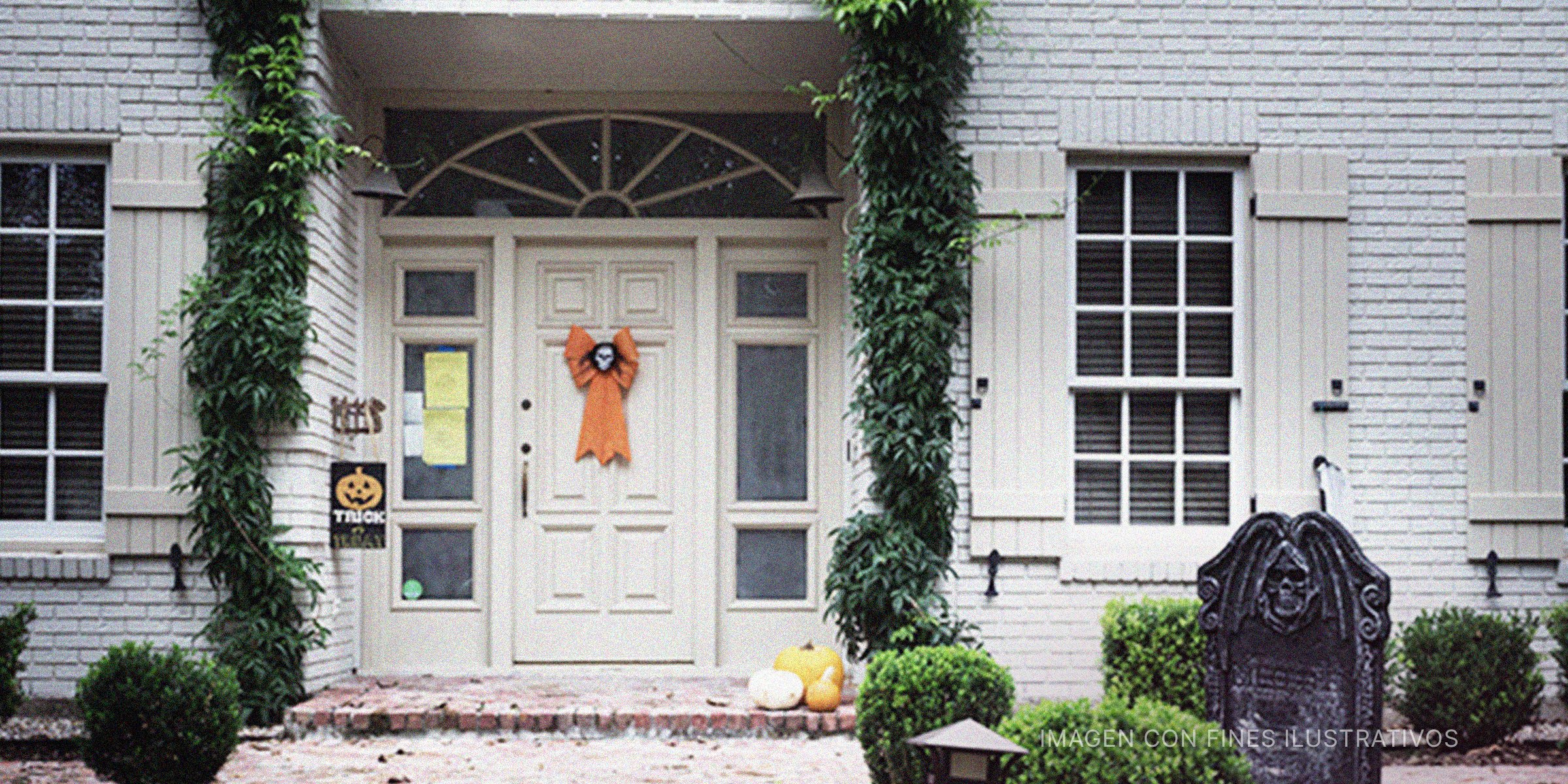 Casa decorada para Halloween. | Foto: Shutterstock