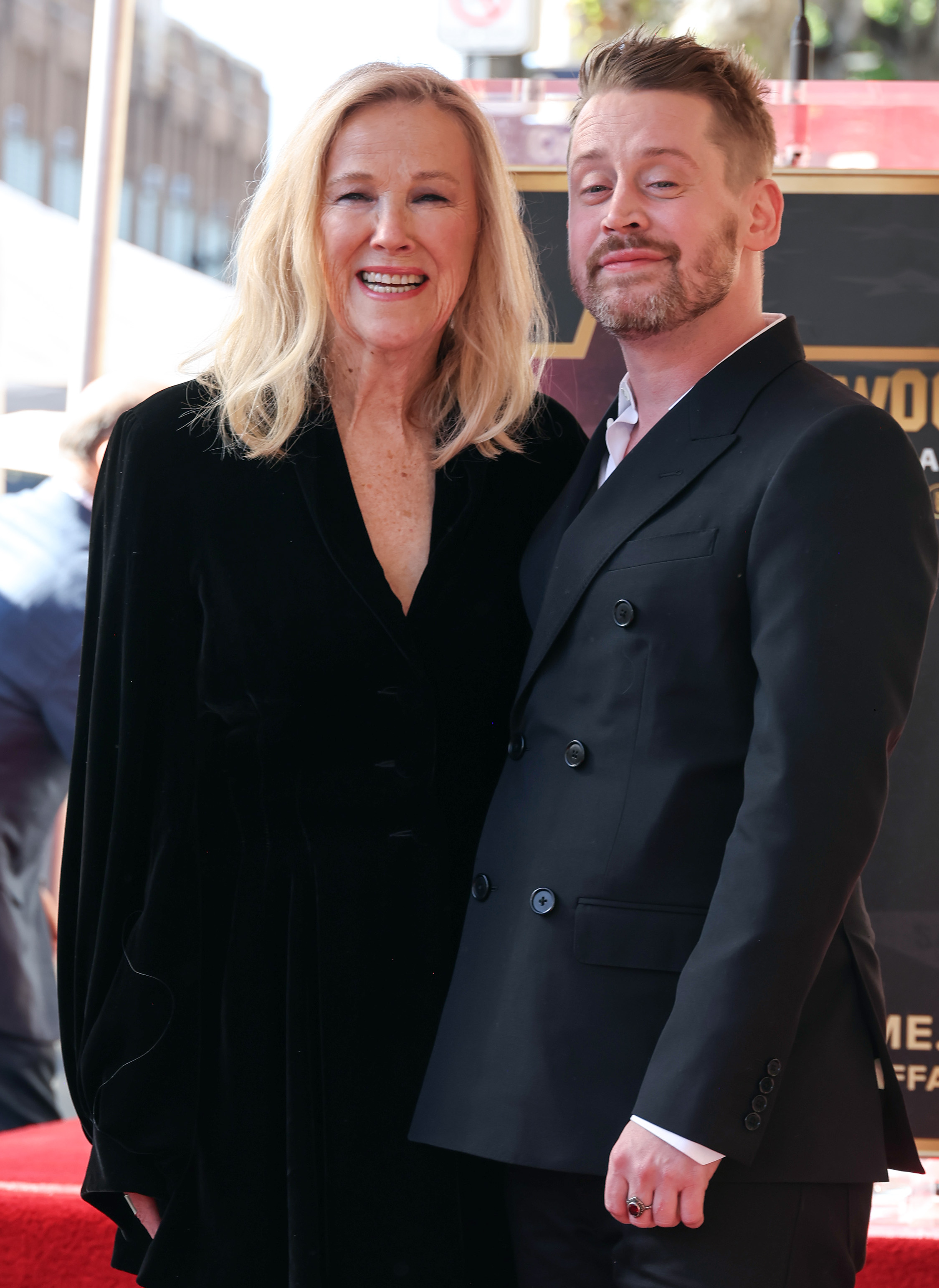 Catherine O'Hara and Macaulay Culkin attend the ceremony honoring Macaulay Culkin with a Star on the Hollywood Walk of Fame. | Source: Getty Images