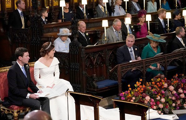 Princess Eugenie Of York Marries Mr. Jack Brooksbank at St George's Chapel in Windsor Castle on October 12, 2018, in Windsor, England. | Photo: Getty Images
