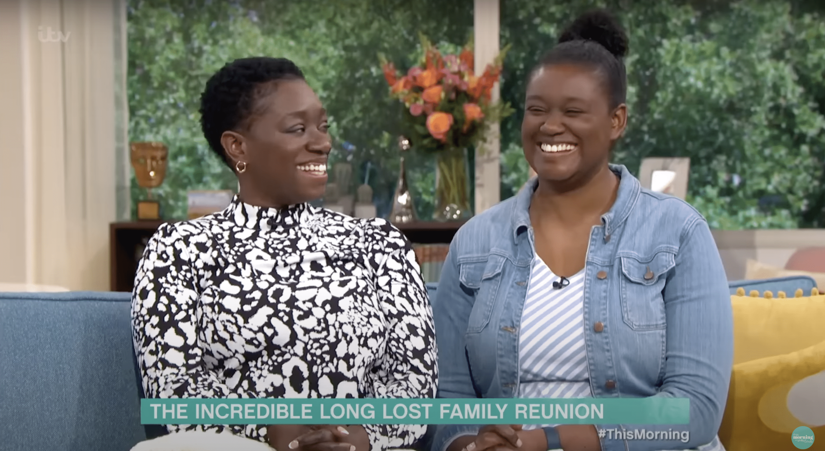 Natasha and Lee-Ann flash heartwarming smiles during their appearance on the morning show. | Source: YouTube.com/This Morning