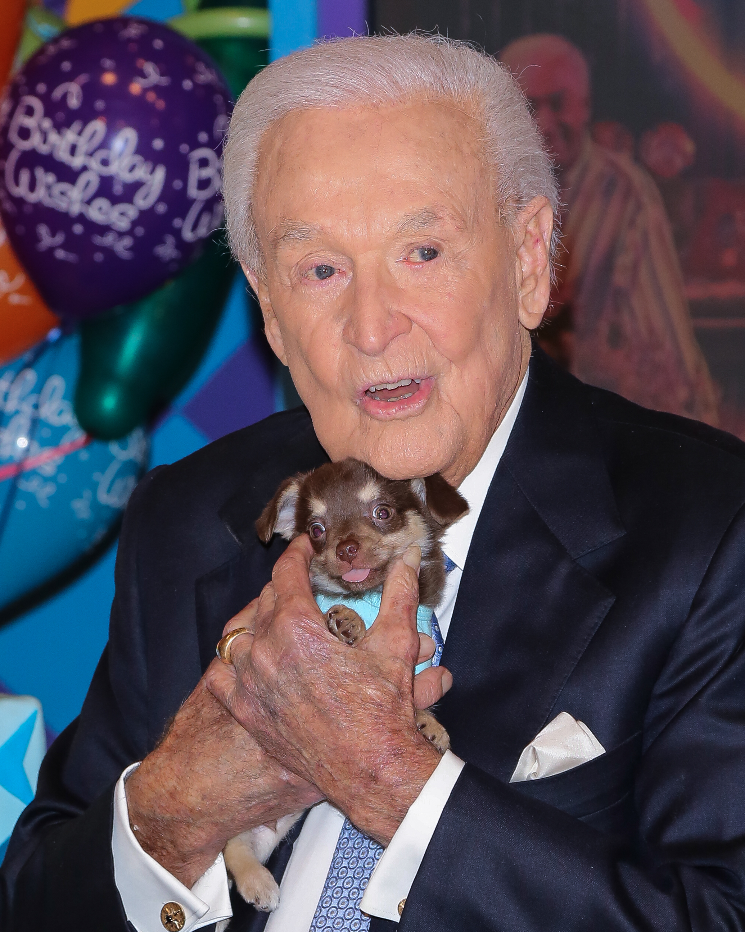 Bob Barker attends the set of "The Price Is Right" to celebrate his 90th Birthday at CBS Television City on November 5, 2013 in Los Angeles, California. | Source: Getty Images