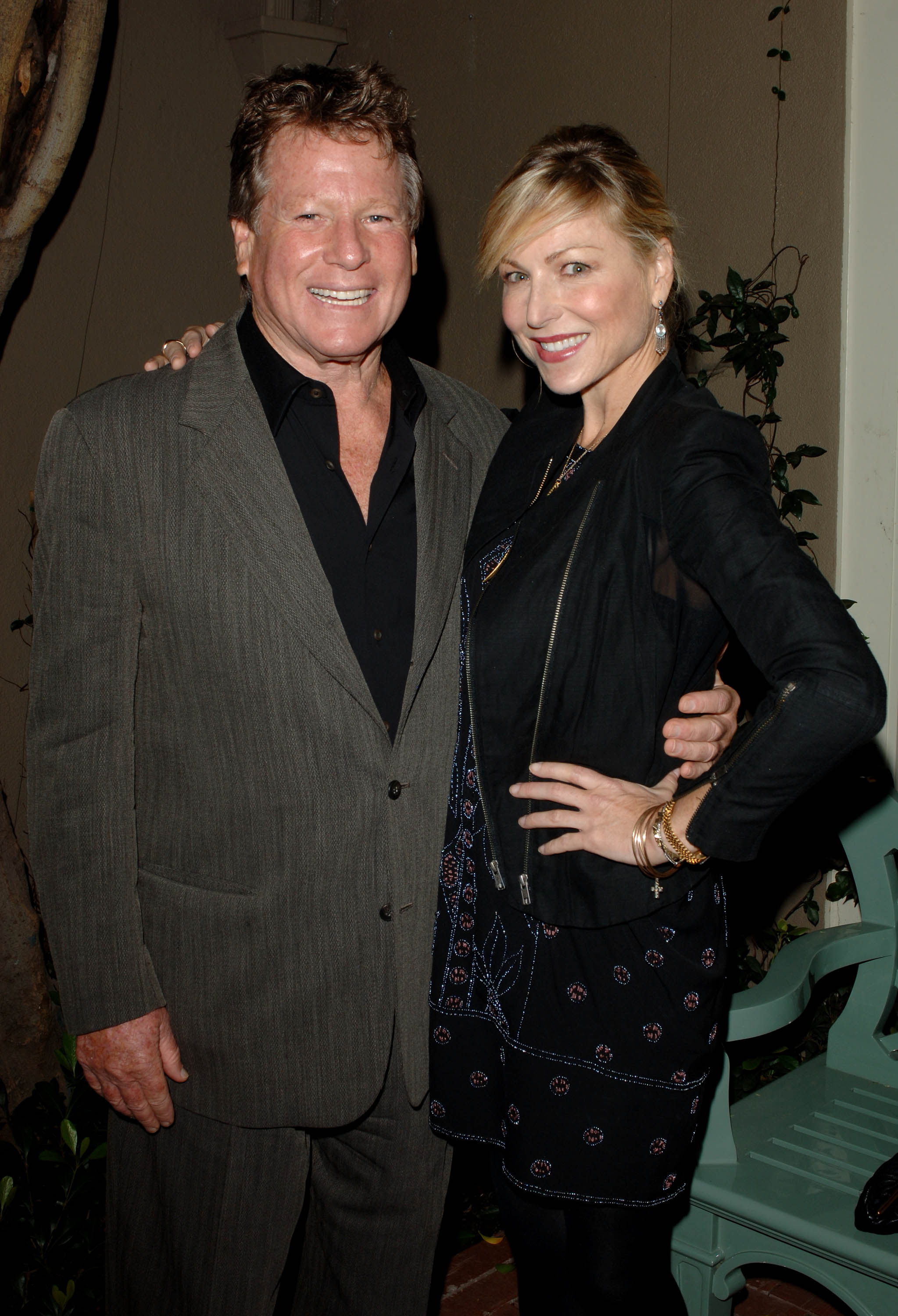 Ryan O'Neal and Tatum O'Neal at Raquel Welch "Beyond The Cleavage" Book Party on May 6, 2010 in West Hollywood, California | Source: Getty Images