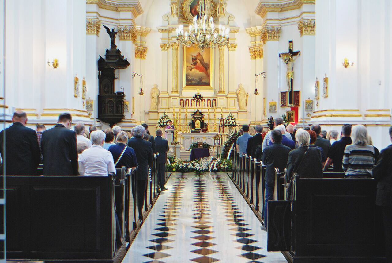 Funeral service in church | Source: Shutterstock