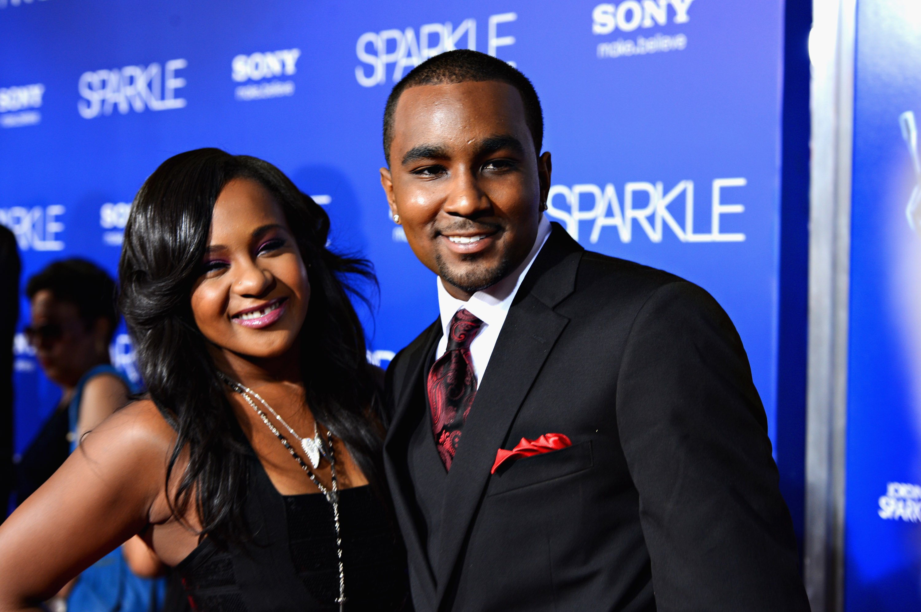 Bobbi Kristina Brown and Nick Gordon at Grauman's Chinese Theatre on August 16, 2012. | Source: Getty Images