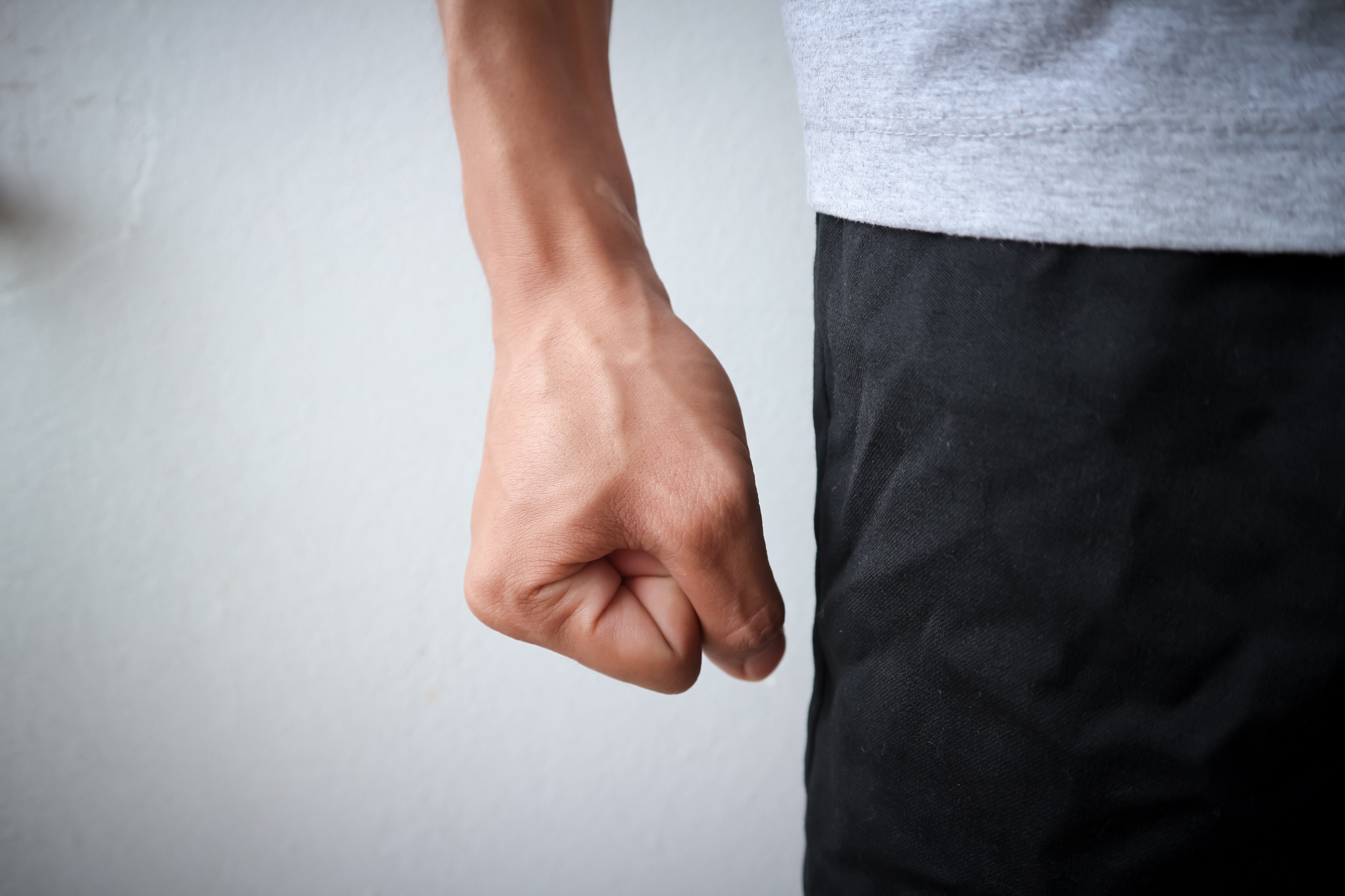 Close-up of a man's fist | Source: Shutterstock