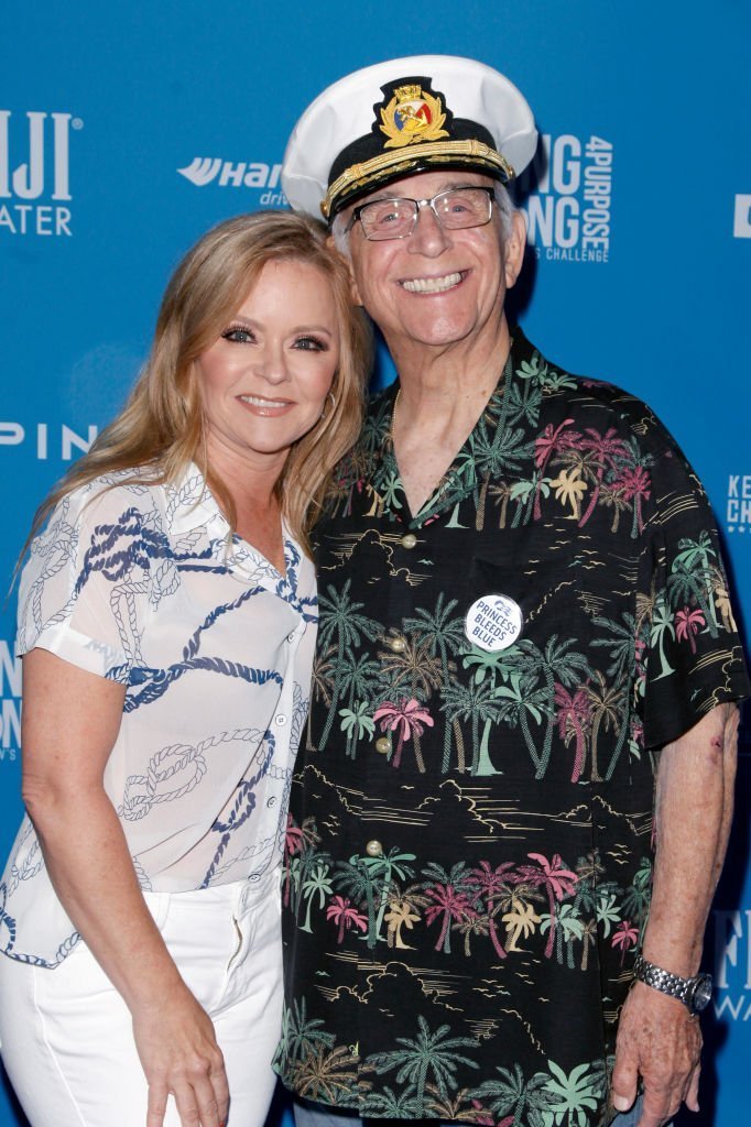 Jill Whelan and Gavin MacLeod attend Clayton Kershaw's 7th Annual Ping Pong 4 Purpose at Dodger Stadium on August 08, 2019 | Photo: GettyImages