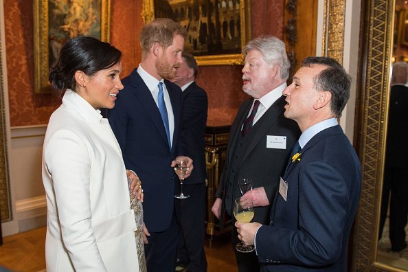 Meghan, Duchess of Sussex Duke and Prince Harry, Duke of Sussex meet Simon Weston and Alun Cairns | Photo: Getty Images