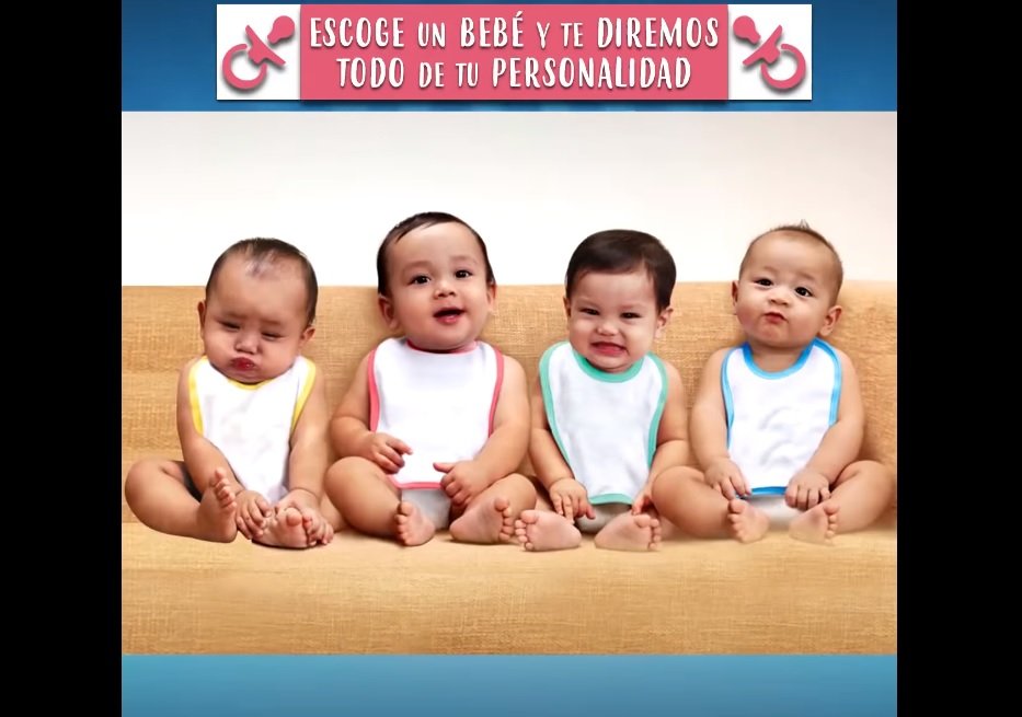 ¿Cuál de estos bebés es niña? Fuente: Facebook / Banaz Mx