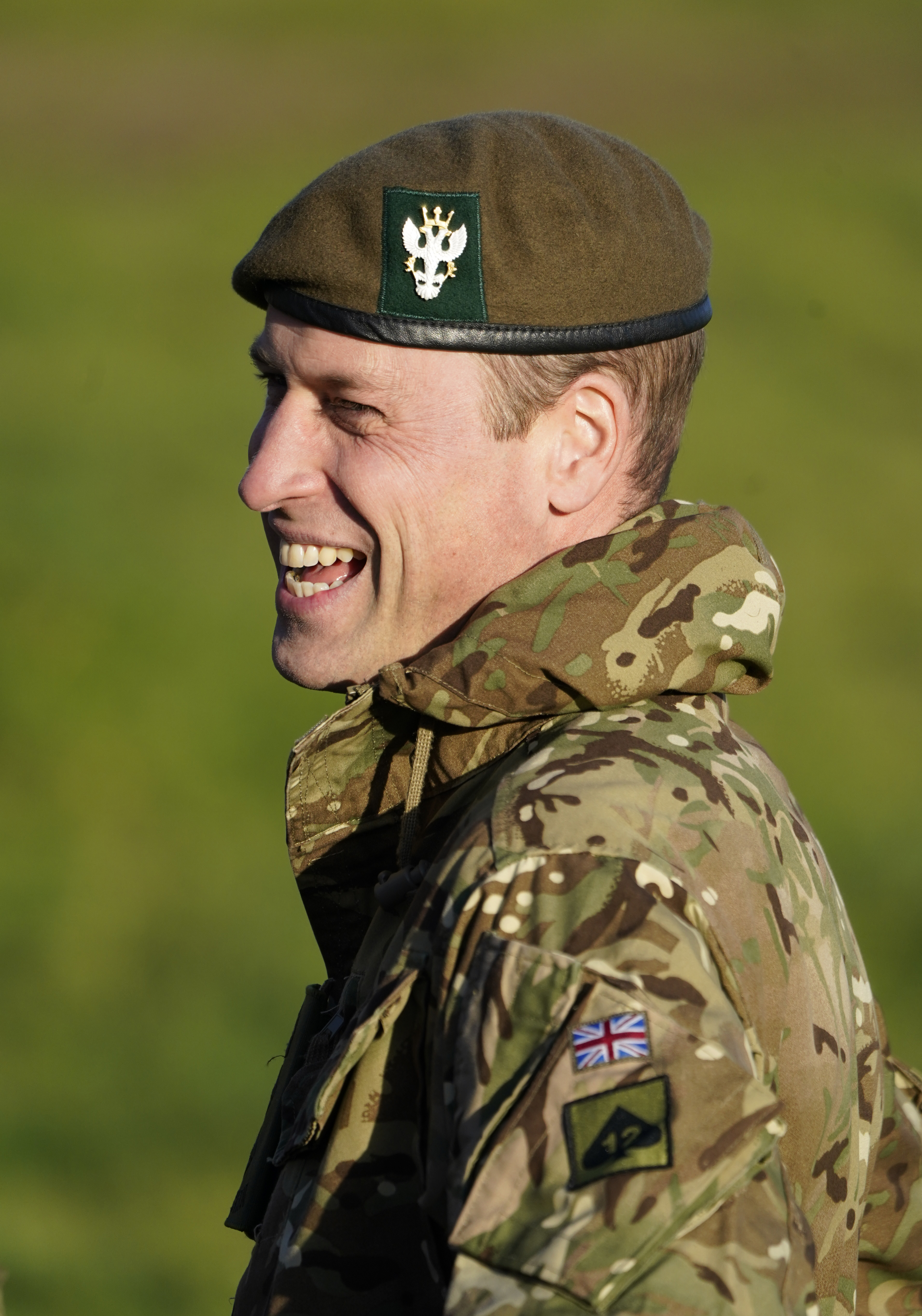 Prince William during a visit to the Mercian Regiment in the South West, U.K. on November 23, 2023 | Source: Getty Images