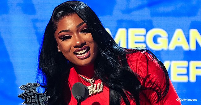 Megan Thee Stallion Loves Posing in Chic Jumpsuits and Has a Colorful ...