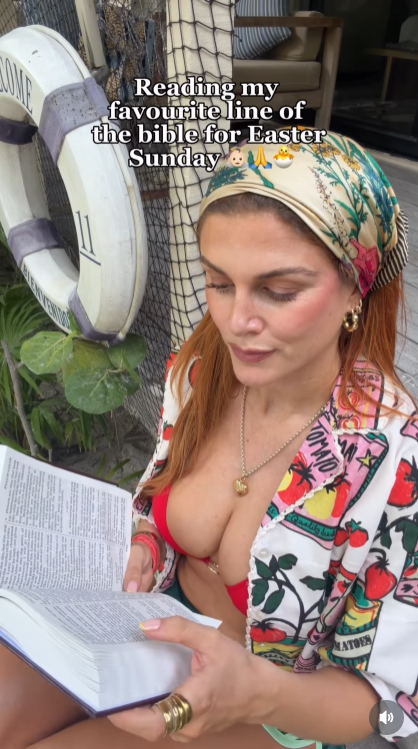 A screengrab of Ashley James' post, dated 5 April 2026. | Source: Instagram/ashleylouisejames