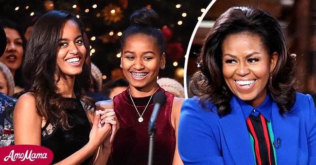 Michelle Obama Reveals She Knits Tops for Daughters Sasha and Malia