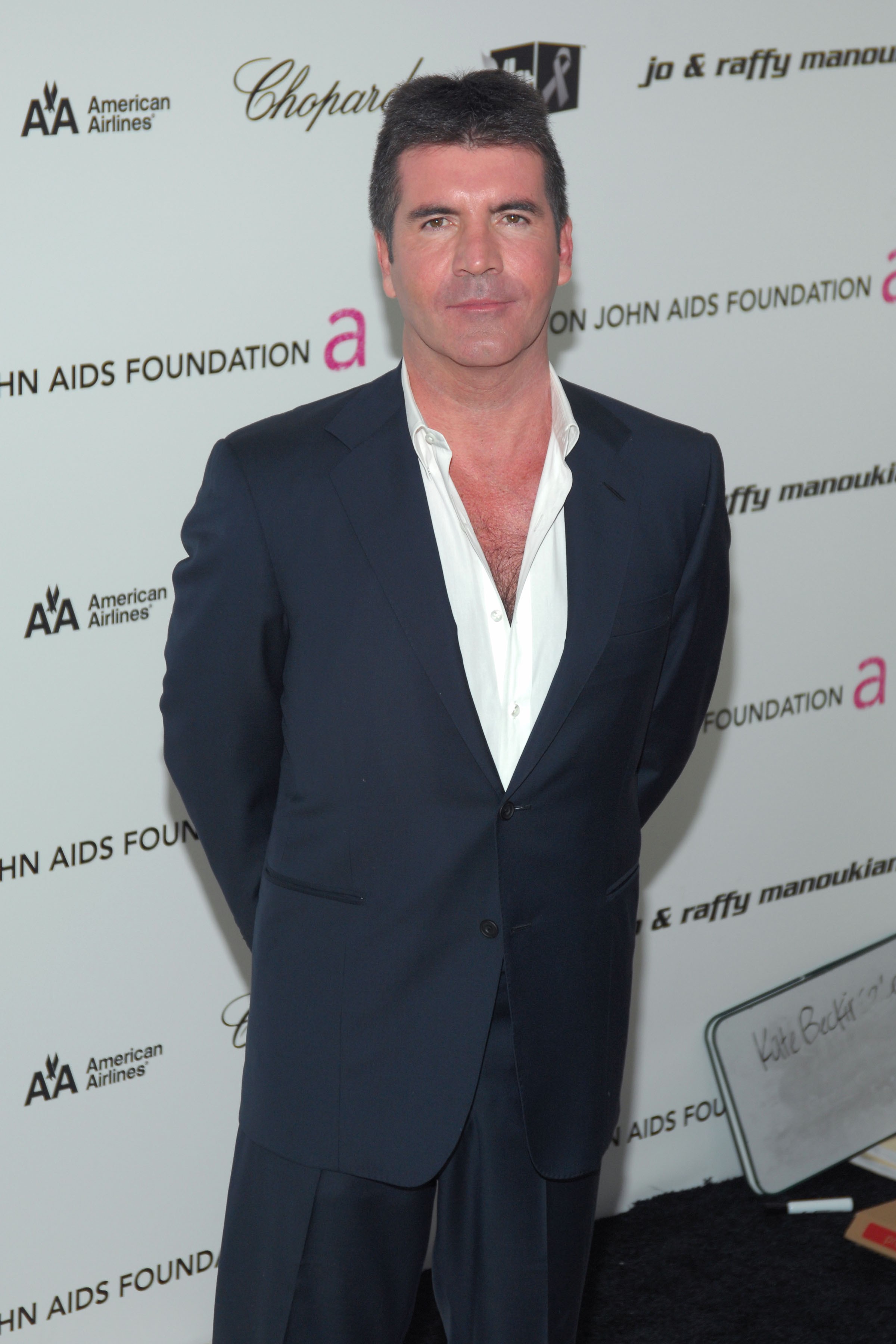 Simon Cowell at the17th Annual Elton John AIDS Foundation Oscar Party on February 22, 2009 | Source: Getty Images