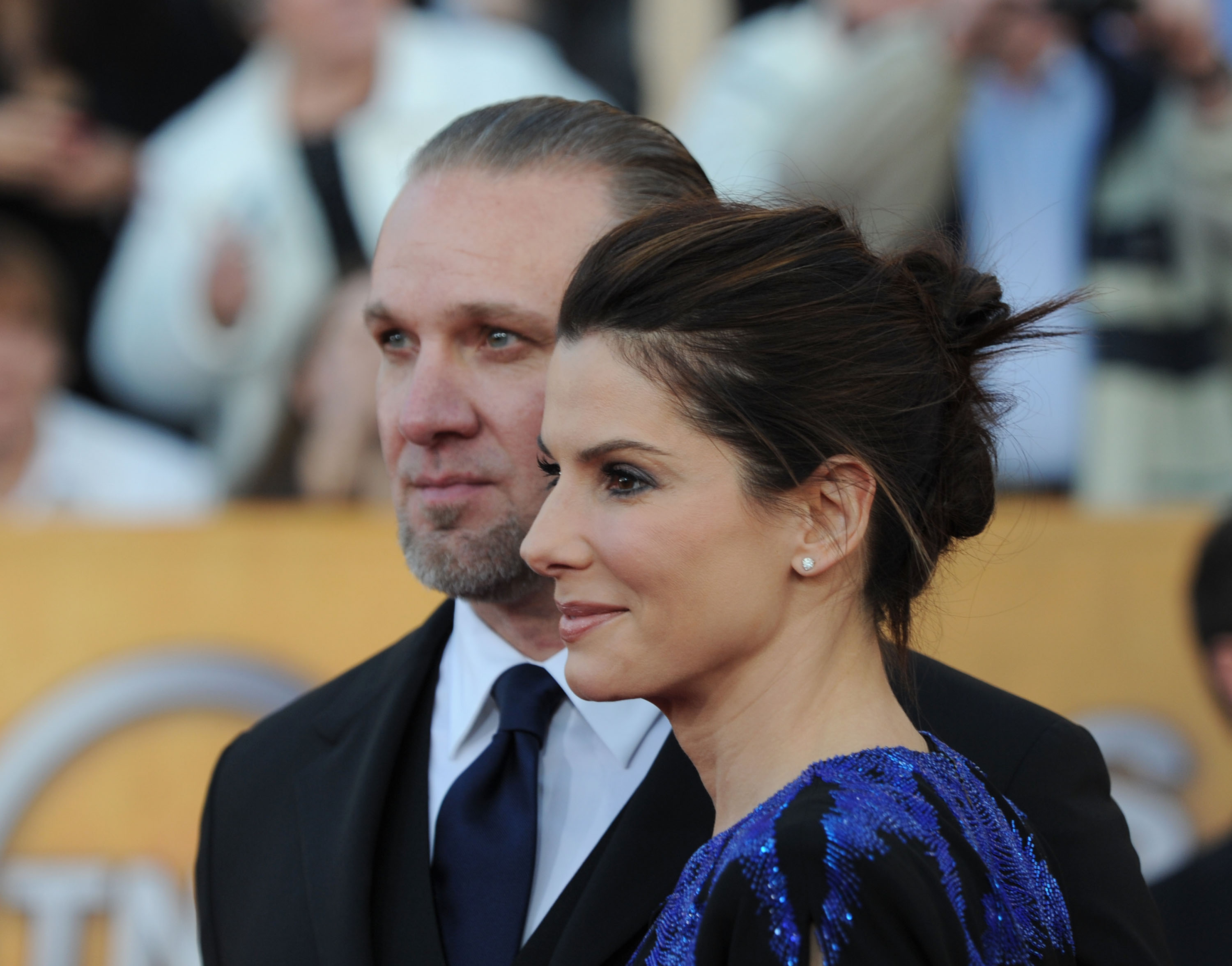 Sandra Bullock and Jesse James attend the 16th Annual Screen Actors Guild Awards on January 23, 2010 in Los Angeles, California | Source: Getty Images