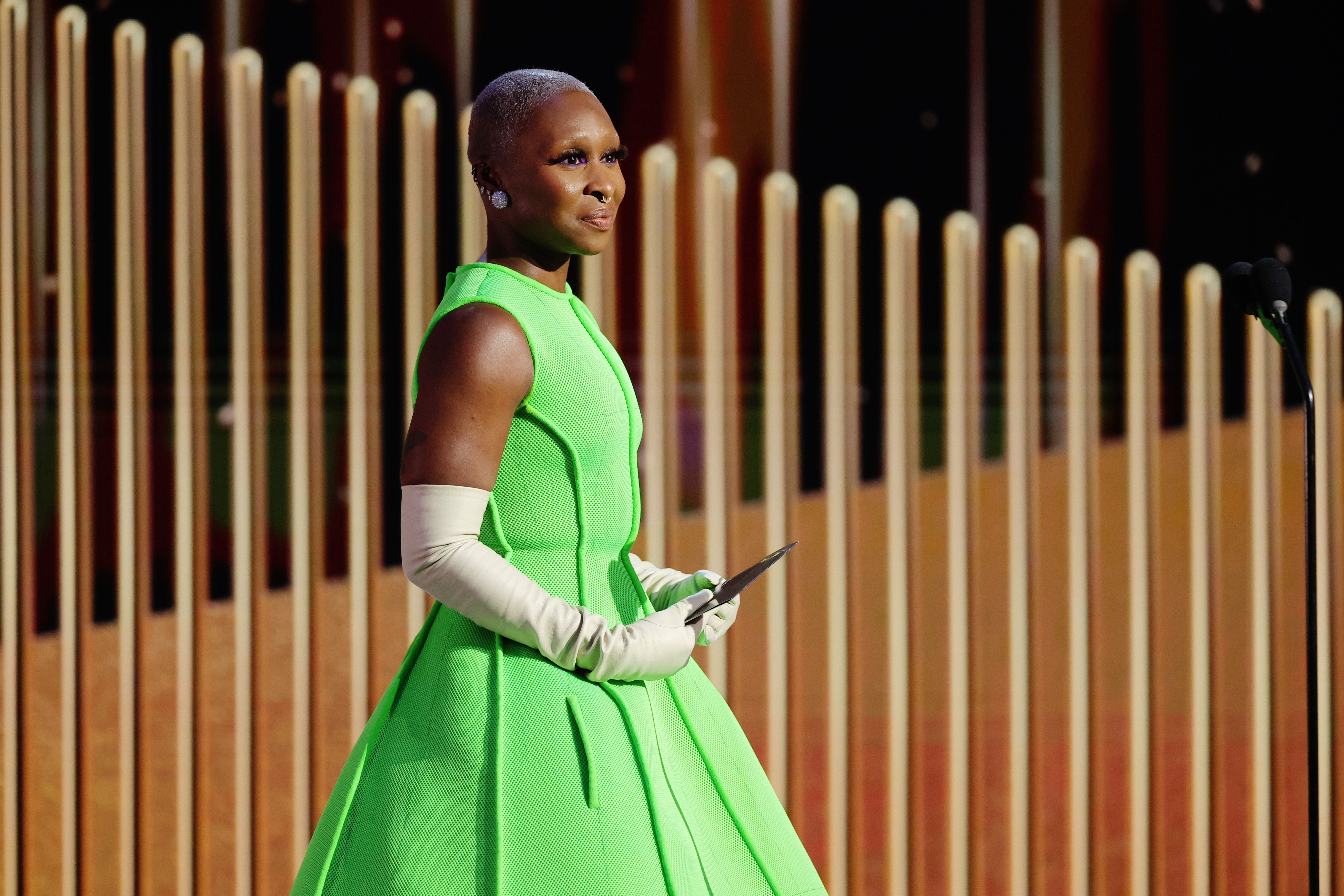 Cynthia Erivo at the 78th Annual Golden Globe Awards on February 28, 2021 in Beverly Hills, California | Source: Getty Images