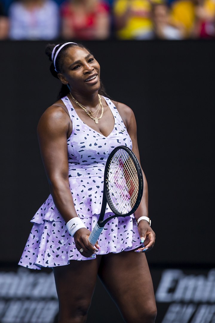 Serena Williams at the 2020 Australian Open at Melbourne Park on January 22, 2020 in Melbourne, Australia. I Image: Getty Images.