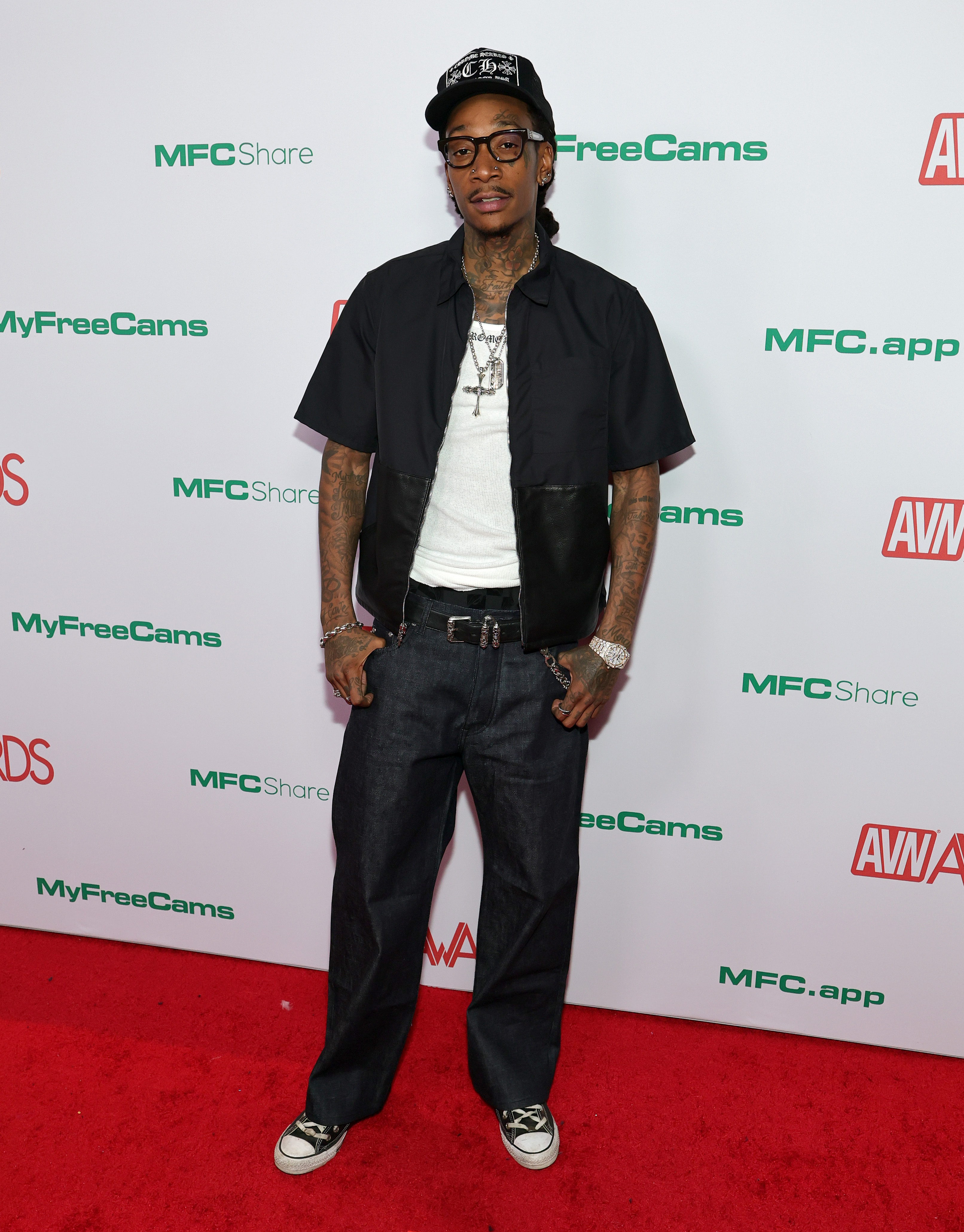 Wiz Khalifa at the 2026 Adult Video News Awards on January 24 in Las Vegas, Nevada. | Source: Getty Images