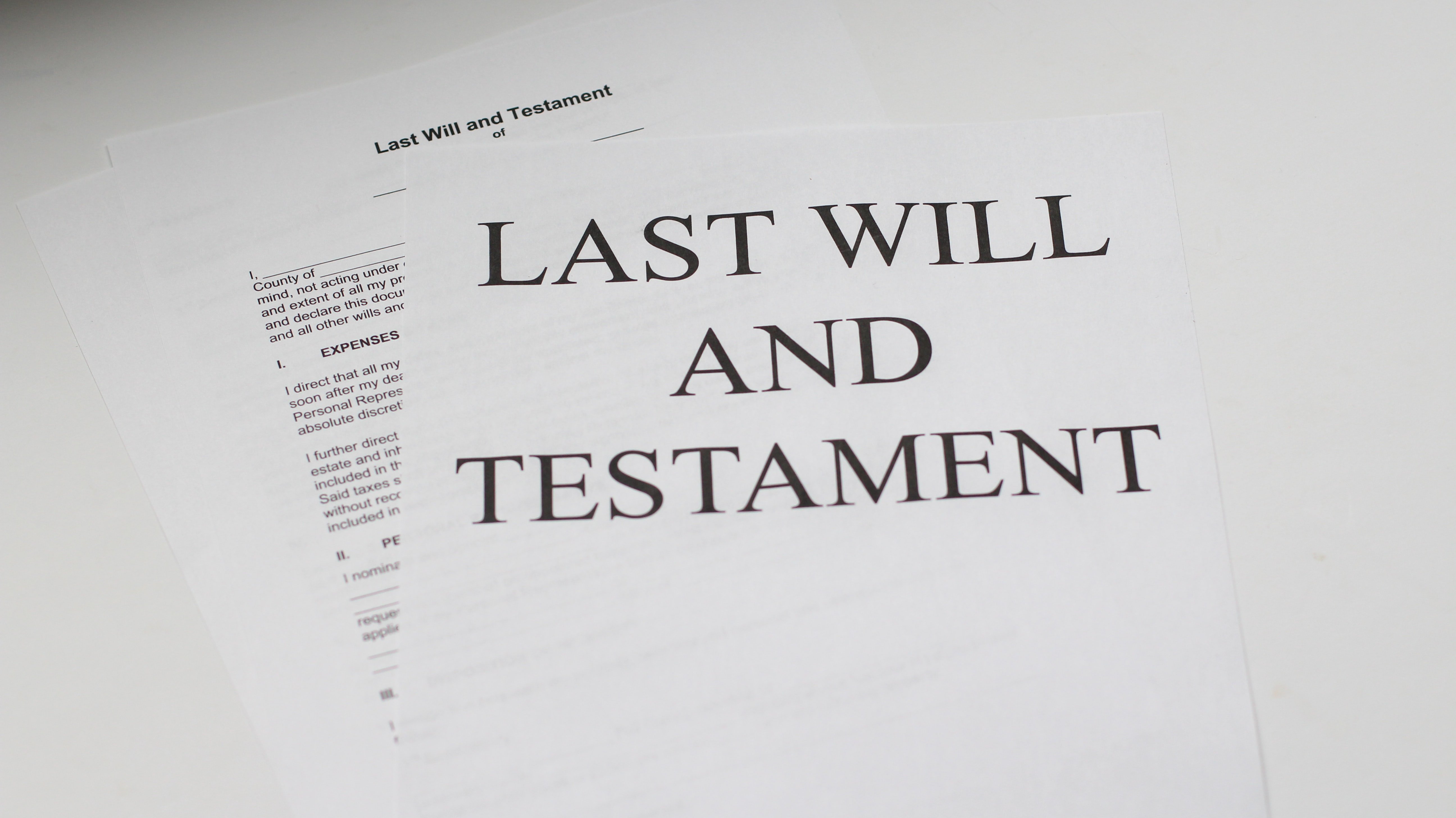 Documentos relacionados con un testamento. | Foto: Unsplash