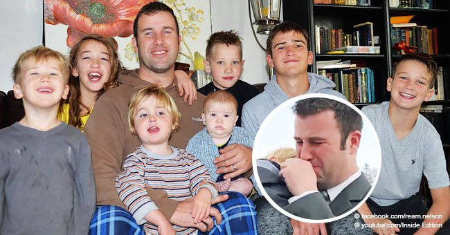 Widower with 7 kids left sobbing when stranger gives them an early Christmas present