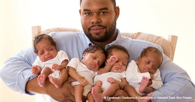 Father of quadruplets raises 𝘤𝘩𝘪𝘭𝘥ren alone after wife passed away during  𝘤𝘩𝘪𝘭𝘥𝐛𝐢𝐫𝐭𝐡