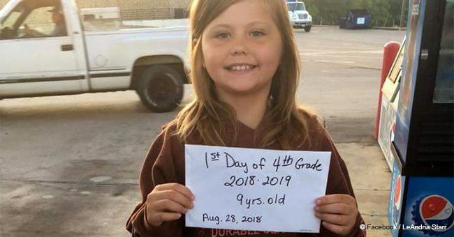 9-year-old girl tragically died minutes after taking a picture on her first day of school