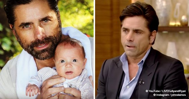 John Stamos couldn't hold back tears talking about his son during 'Live with Kelly and Ryan'