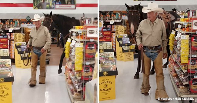 Oklahoma man bringing his unusual pet inside the store goes viral