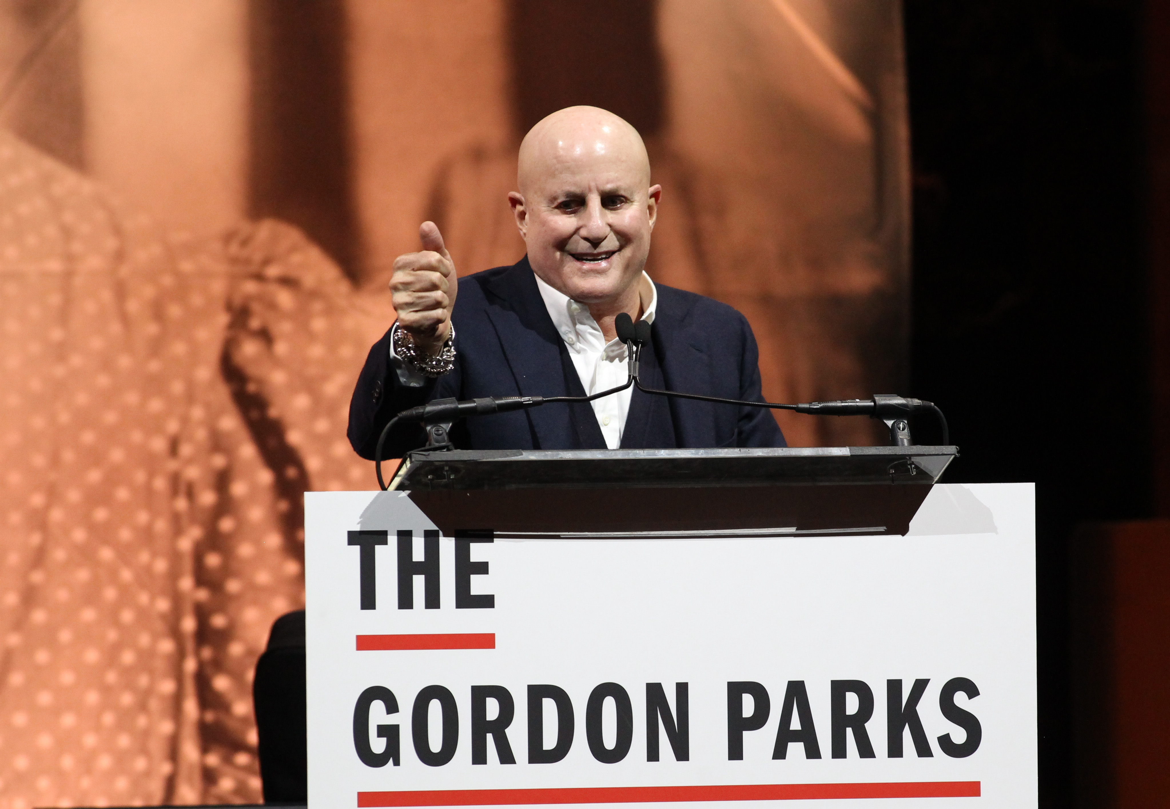 Ronald O. Perelman speaks on stage at Gordon Parks Foundation: 2018 Awards Dinner & Auction at Cipriani 42nd Street on May 22, 2018 in New York City. | Source: Getty Images