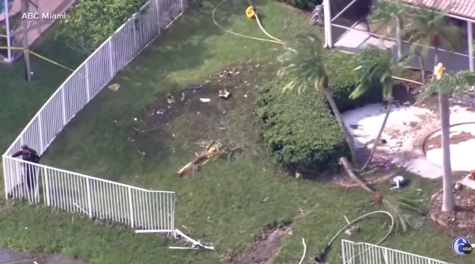 A view of the debris in the surrounding area. | Source: YouTube/6abc Philadelphia