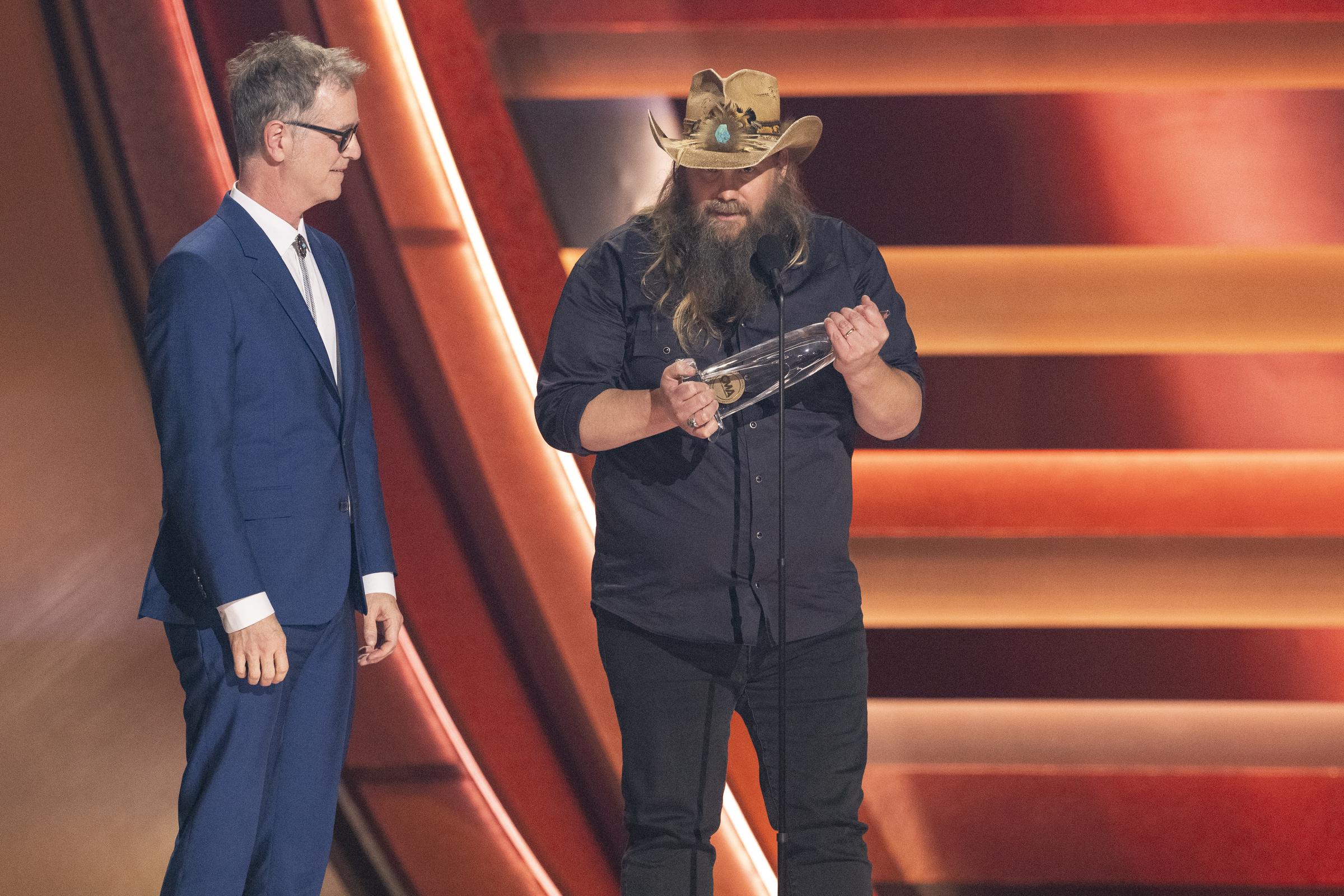 Dan Wilson and Chris Stapleton on November 20, 2024, in Nashville, Tennessee | Source: Getty Images