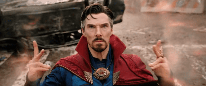 Benedict Cumberbatch as Dr. Stephen Strange in a "Doctor Strange in the Multiverse of Madness" posted on YouTube on April 28, 2022. | Source: YouTube/imdb