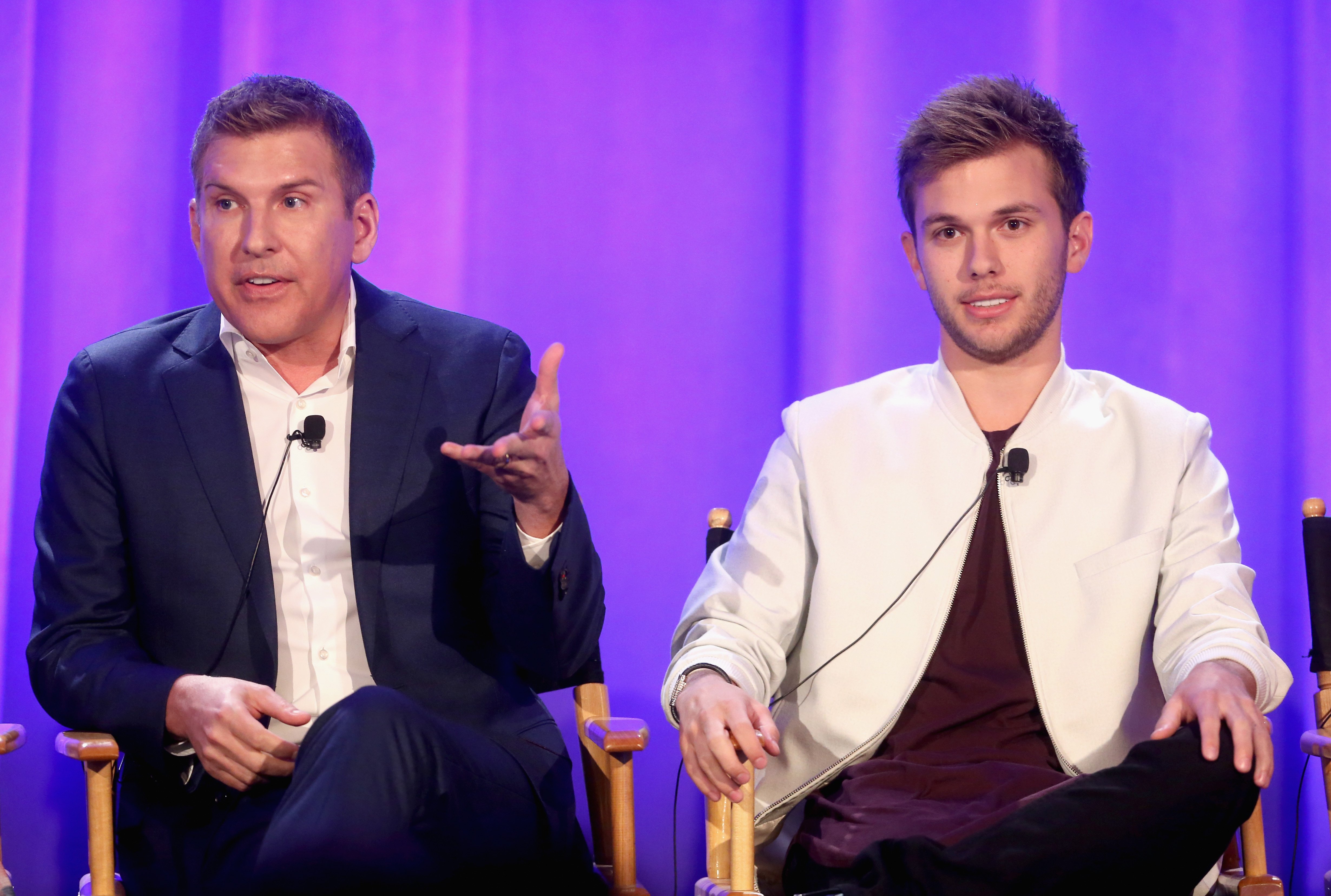Todd Chrisley and Chase Chrisley at the 2016 NBCUniversal Summer Press Day on April 1, 2016 | Photo: GettyImages