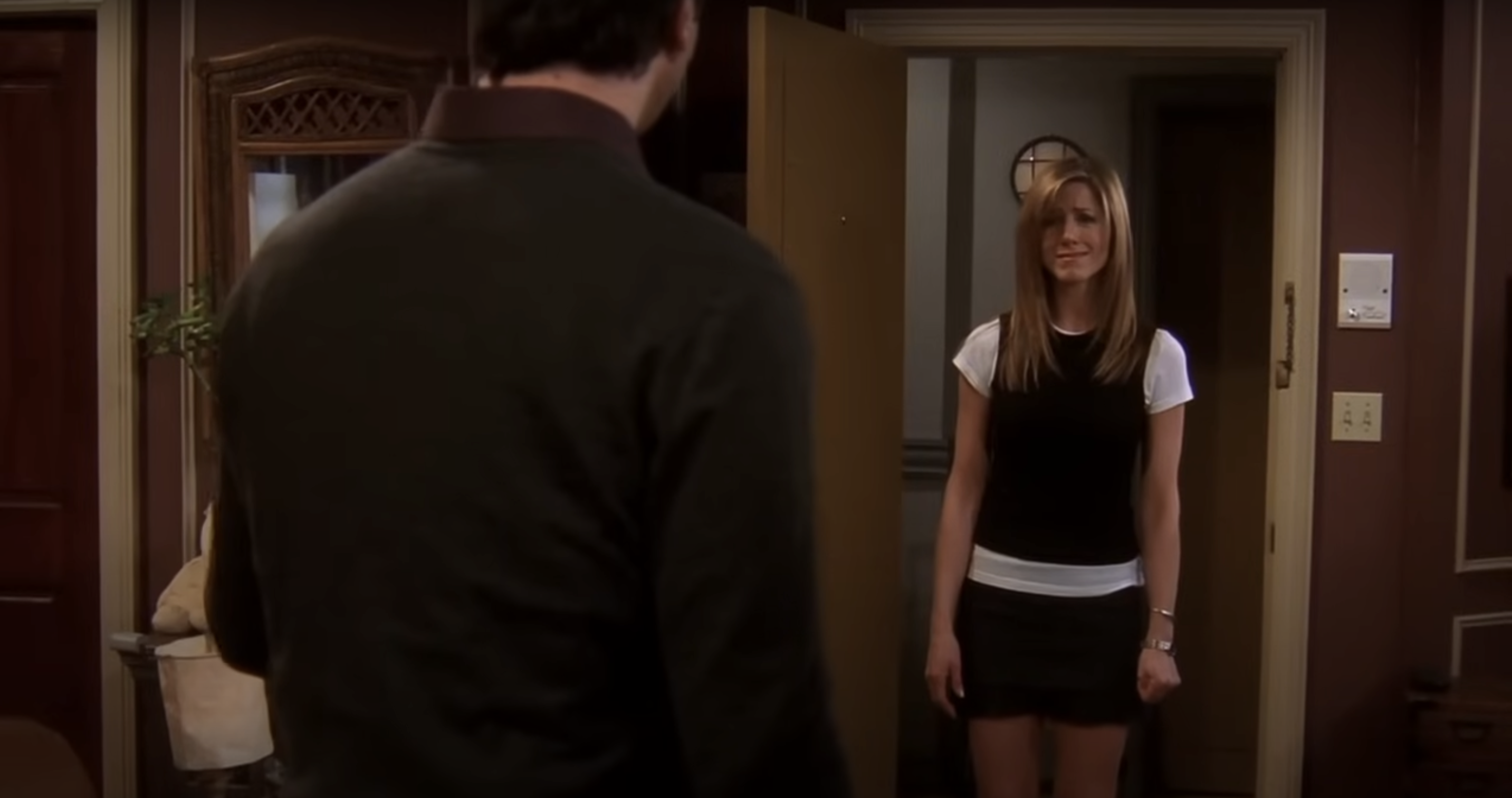 The iconic outfit worn by Rachel Green during the show's emotional finale, shared in September 2023 | Source: YouTube/Friends