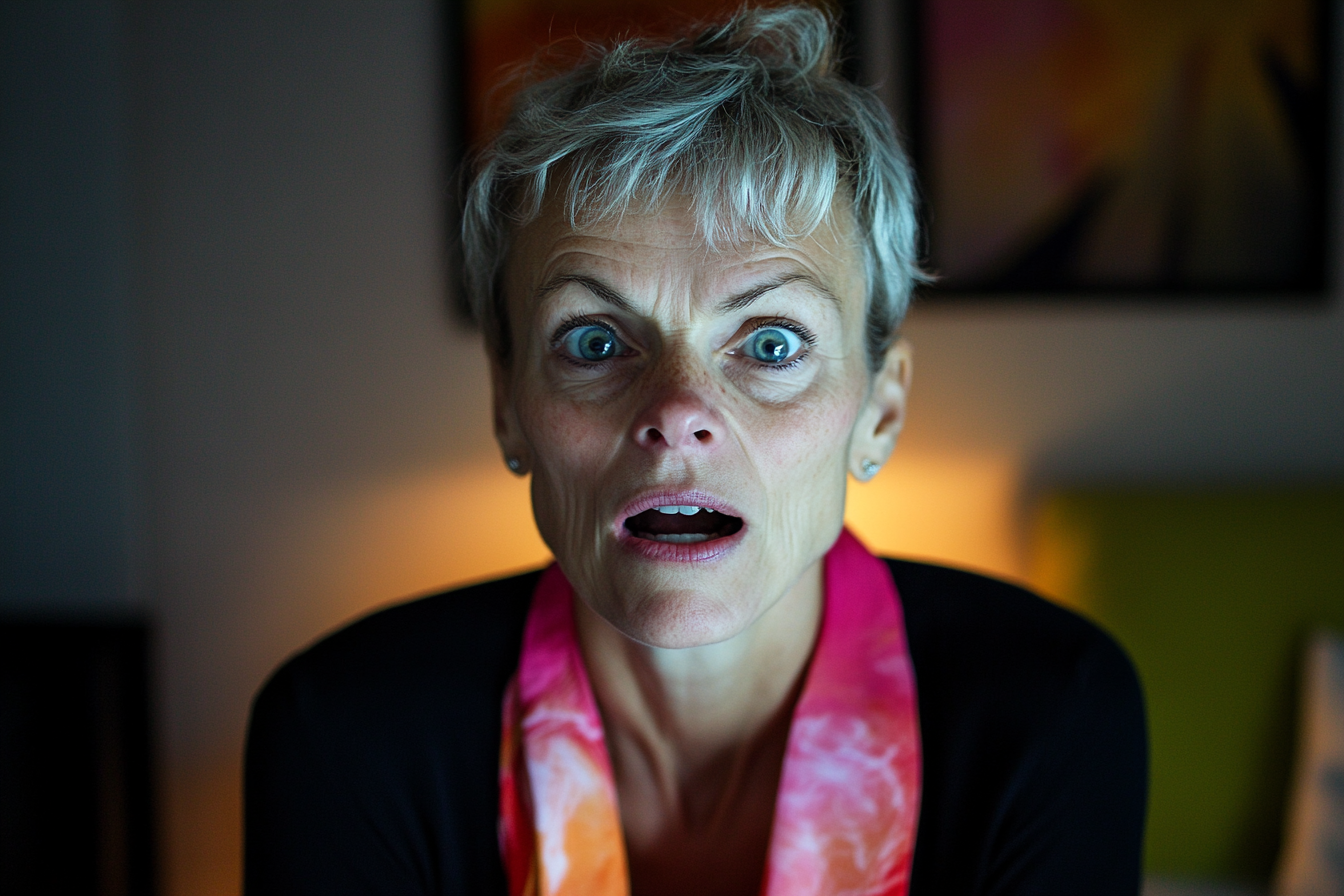 A shocked woman | Source: Midjourney