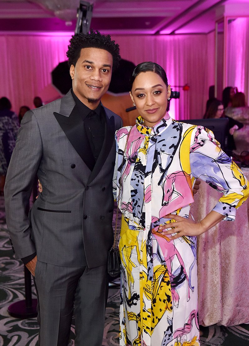Cory Hardrict and Tia Mowry-Hardrict attend the 2020 13th Annual ESSENCE Black Women in Hollywood Luncheon at Beverly Wilshire, A Four Seasons Hotel on February 06, 2020 in Beverly Hills, California. I Image: Getty Images.