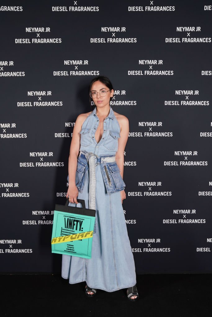 Agathe Auproux arrive à la soirée de lancement de parfum «esprit du brave» diesel à la salle wagram le 21 mai 2019 à Paris | Photo : Getty Images