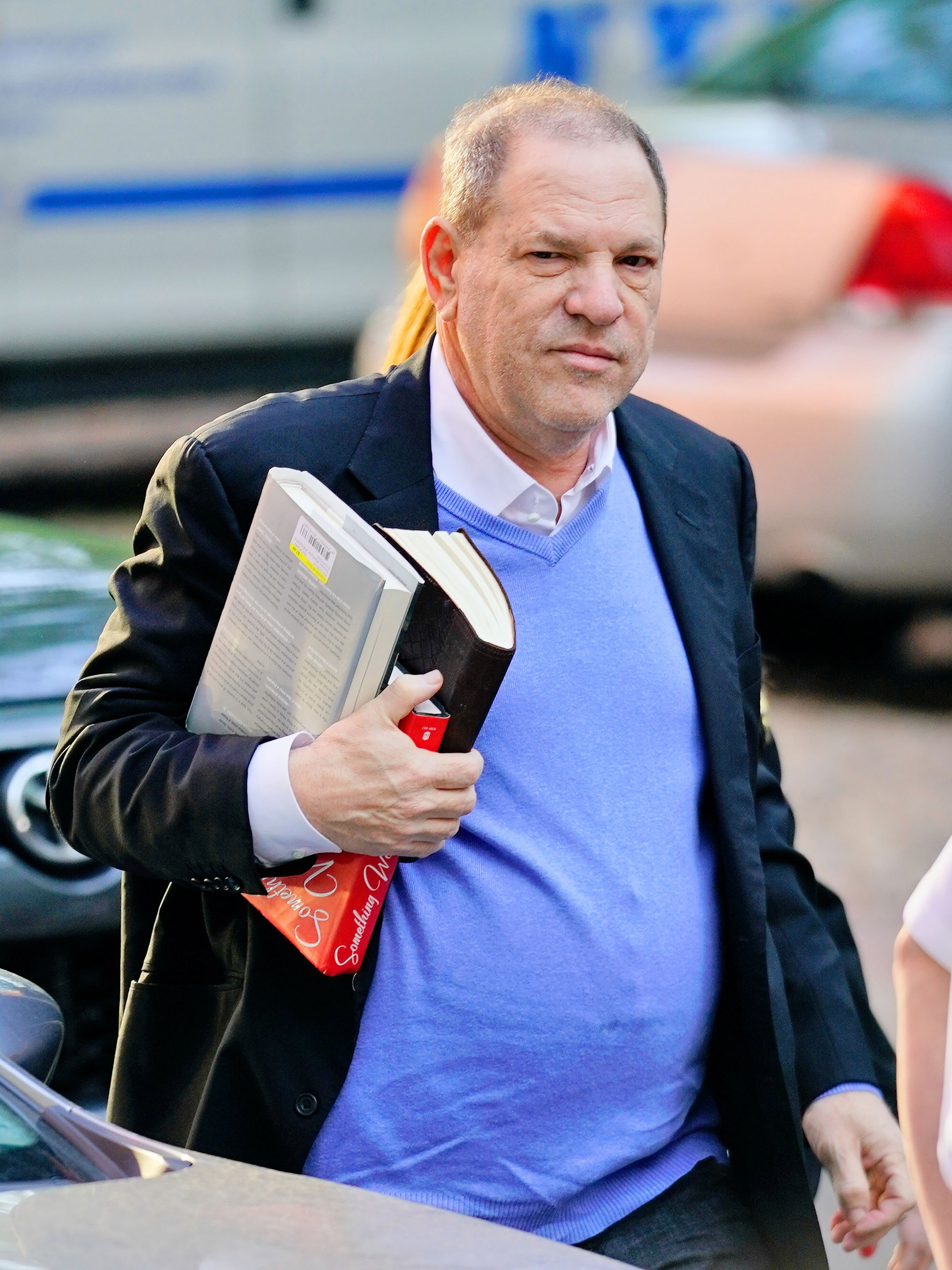 Harvey Weinstein arrives at First Precinct on May 25, 2018, in New York City. | Source: Getty Images