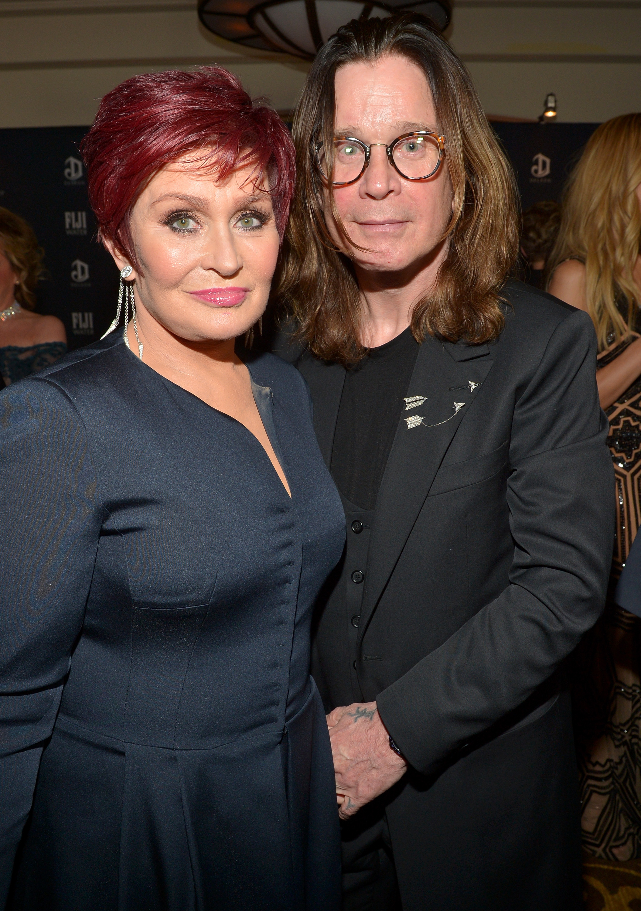 Sharon and Ozzy Osbourne at The Weinstein Company's Academy Awards Nominees Dinner on February 21, 2015, in Los Angeles, California. | Source: Getty Images