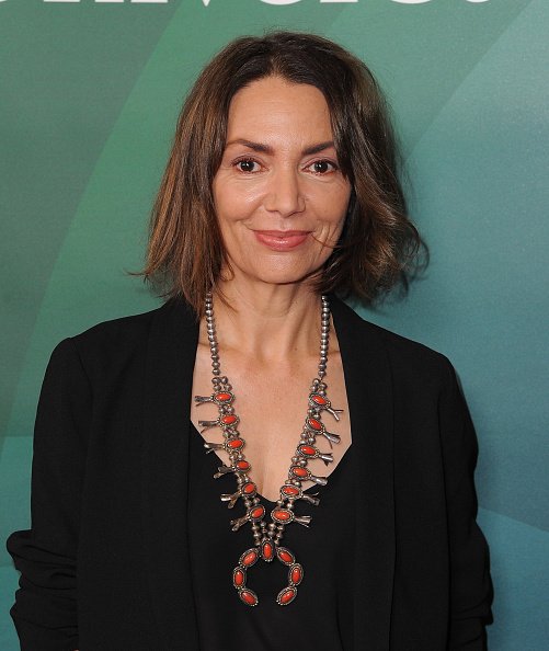 oanne Whalley arrives at the 2016 Winter TCA Tour - NBCUniversal Press Tour Day 2 at Langham Hotel on January 14, 2016, in Pasadena, California. | Source: Getty Images.