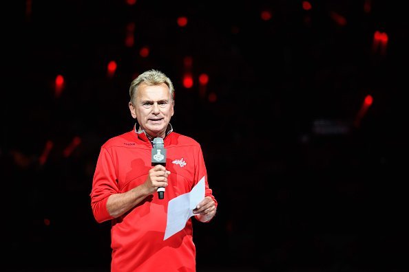 Pat Sajak makes the team introductions before Game Three of the 2018 on June 2, 2018 | Photo| Getty Images